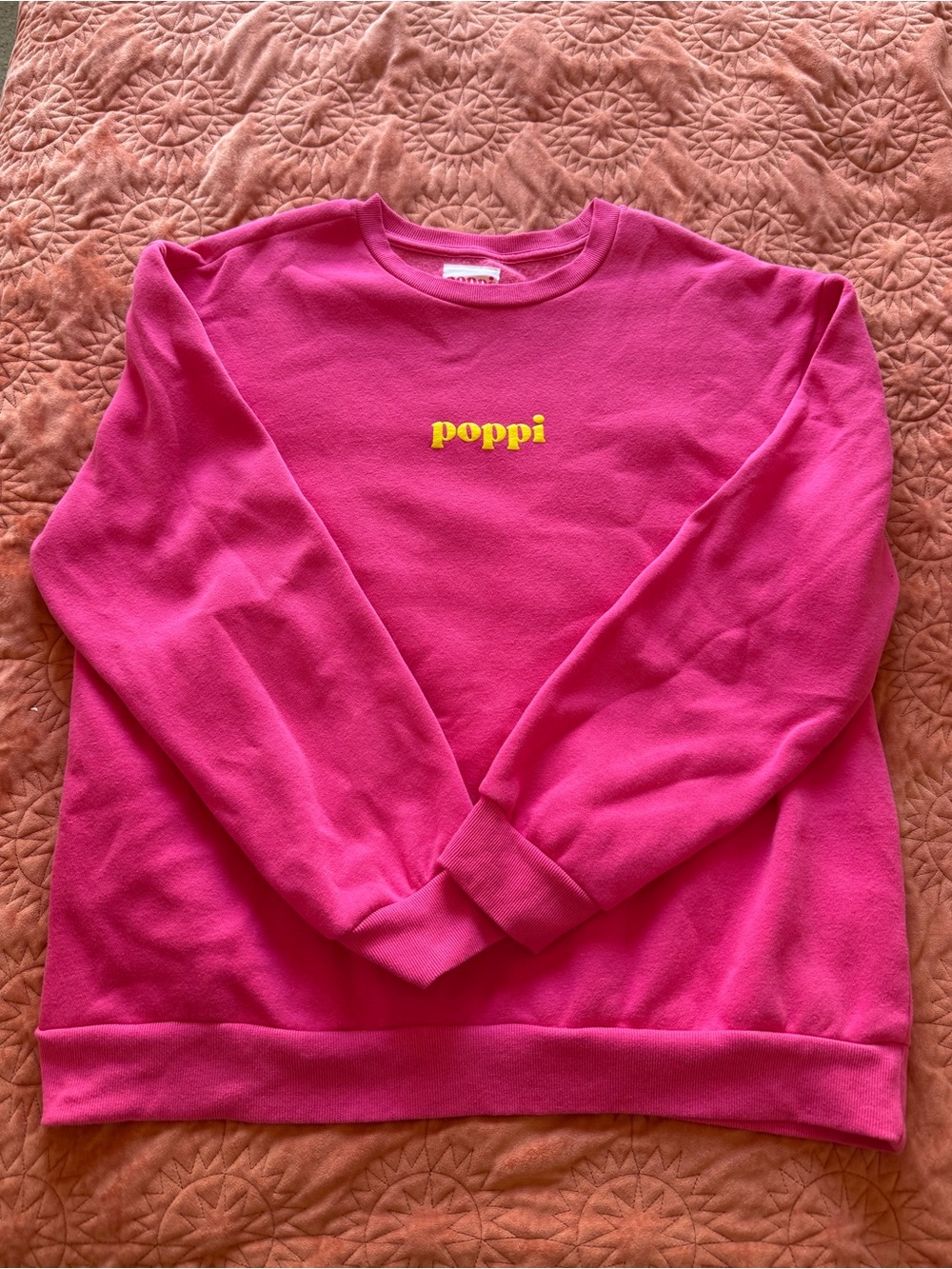 Poppi x Target Hot Pink Logo Crewneck Sweatshirt